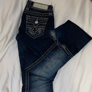 Rock Revival dark wash 25R